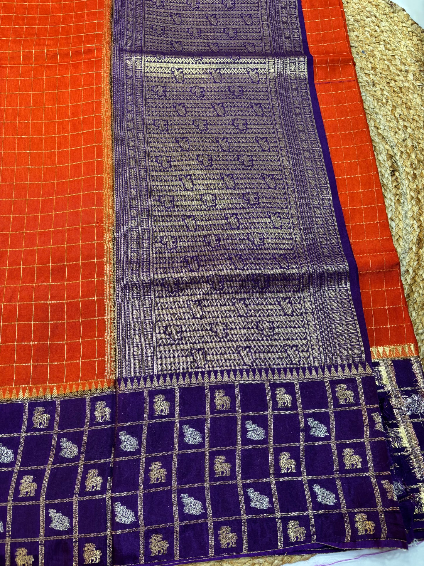 Russian Crepe saree