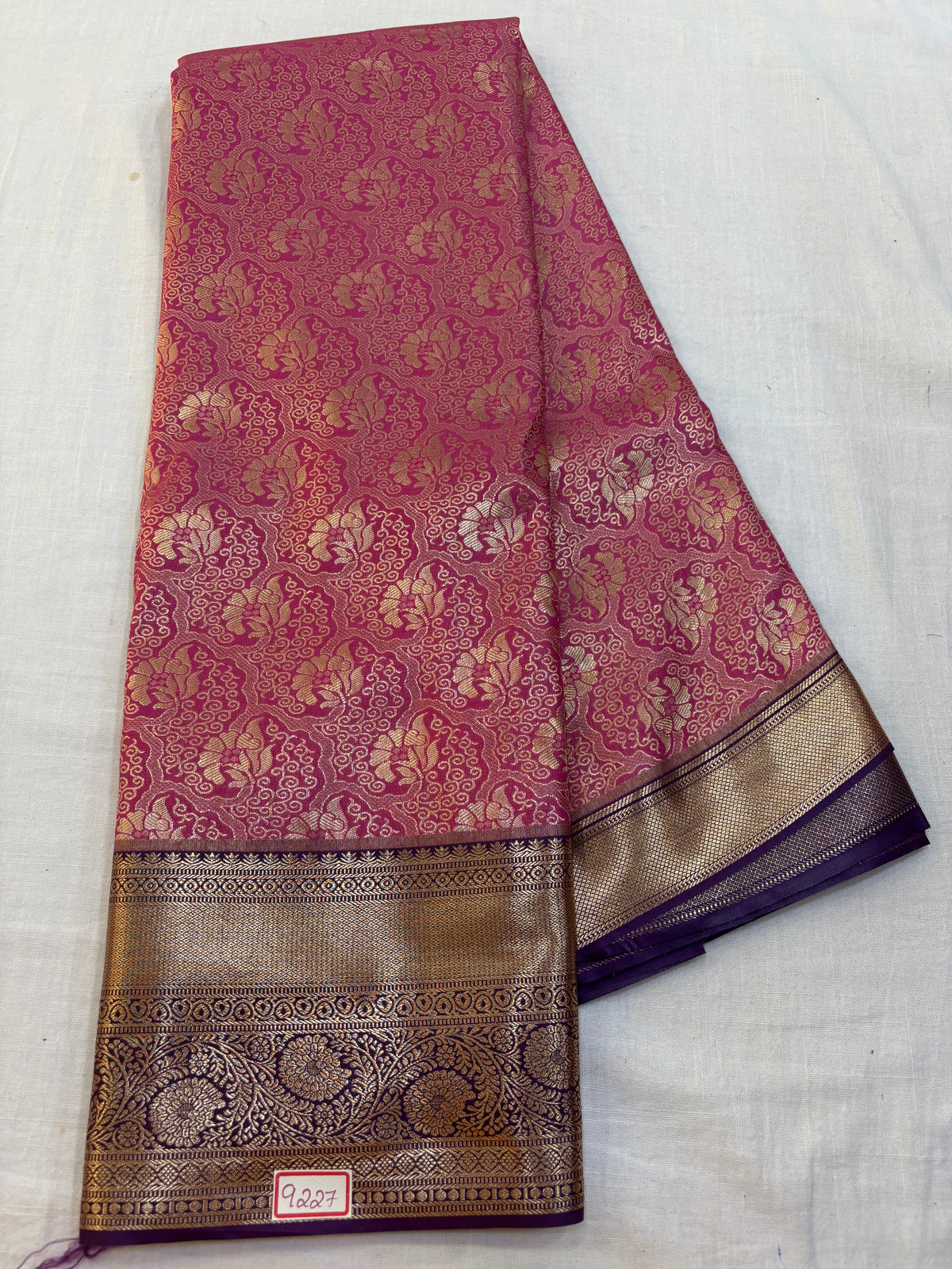 Semi Kanchi Pattu Saree - Pencil Work