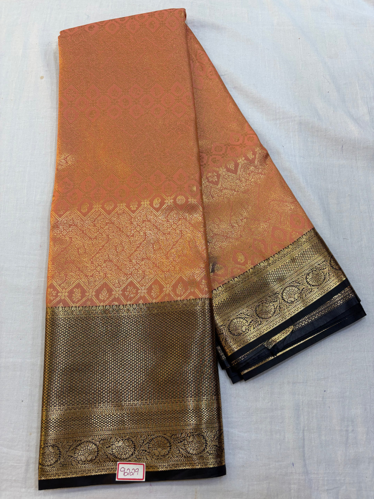 Semi Kanchi Pattu Saree - Pencil Work