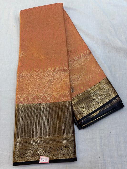 Semi Kanchi Pattu Saree - Pencil Work