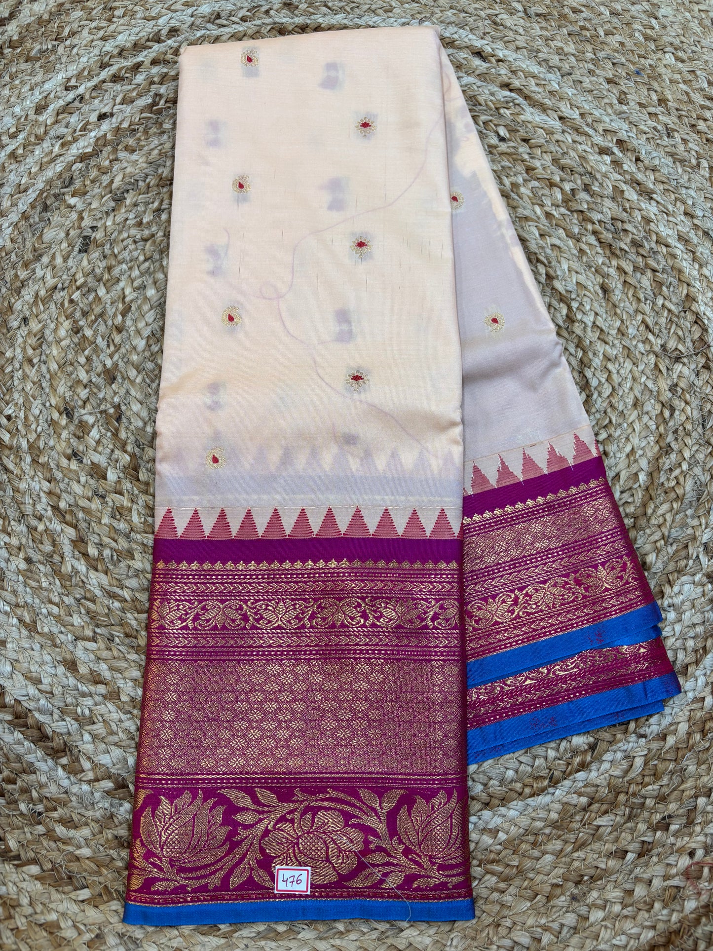 Semi Gadwal Silk Saree