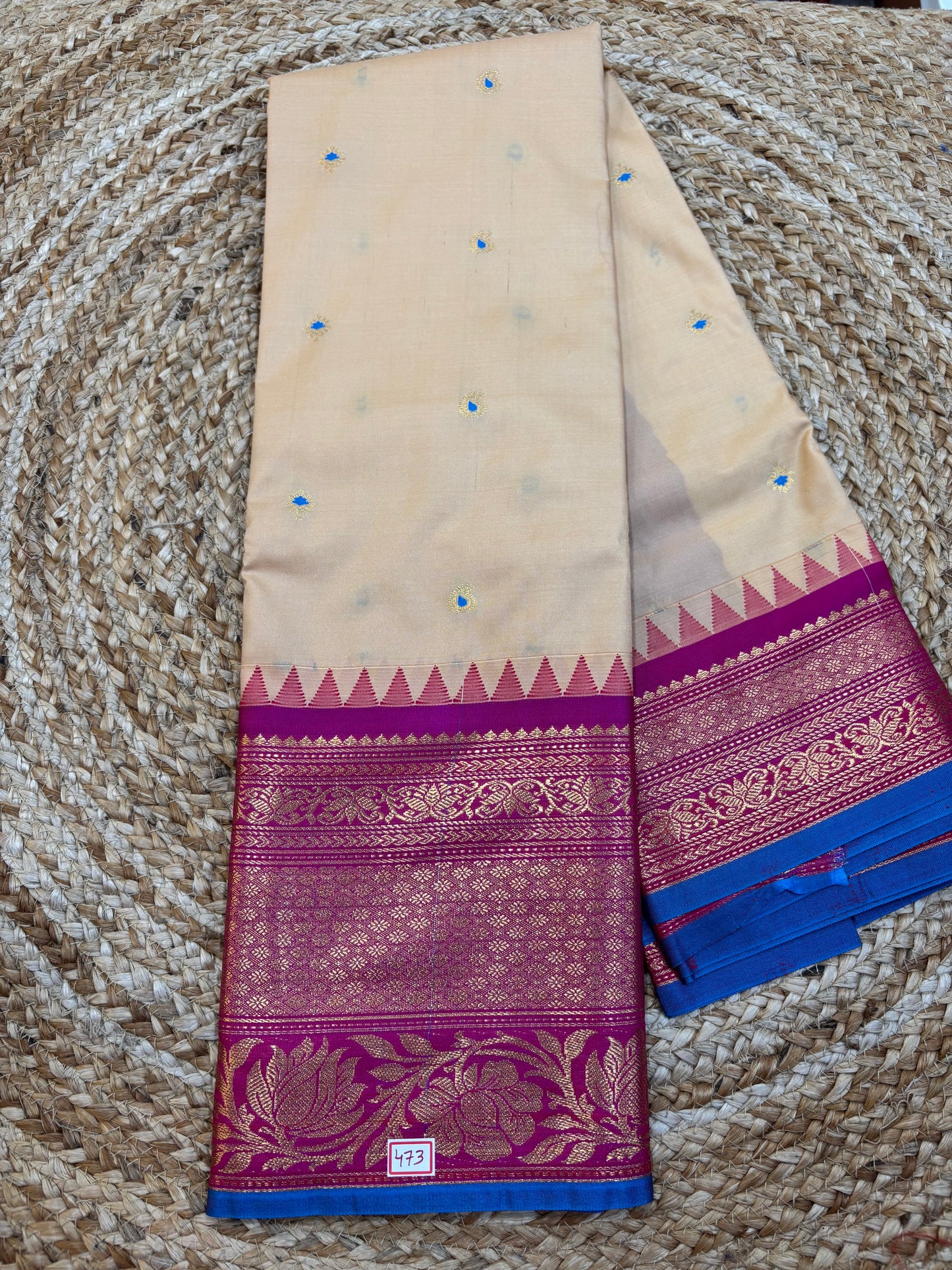 Semi Gadwal Silk Saree