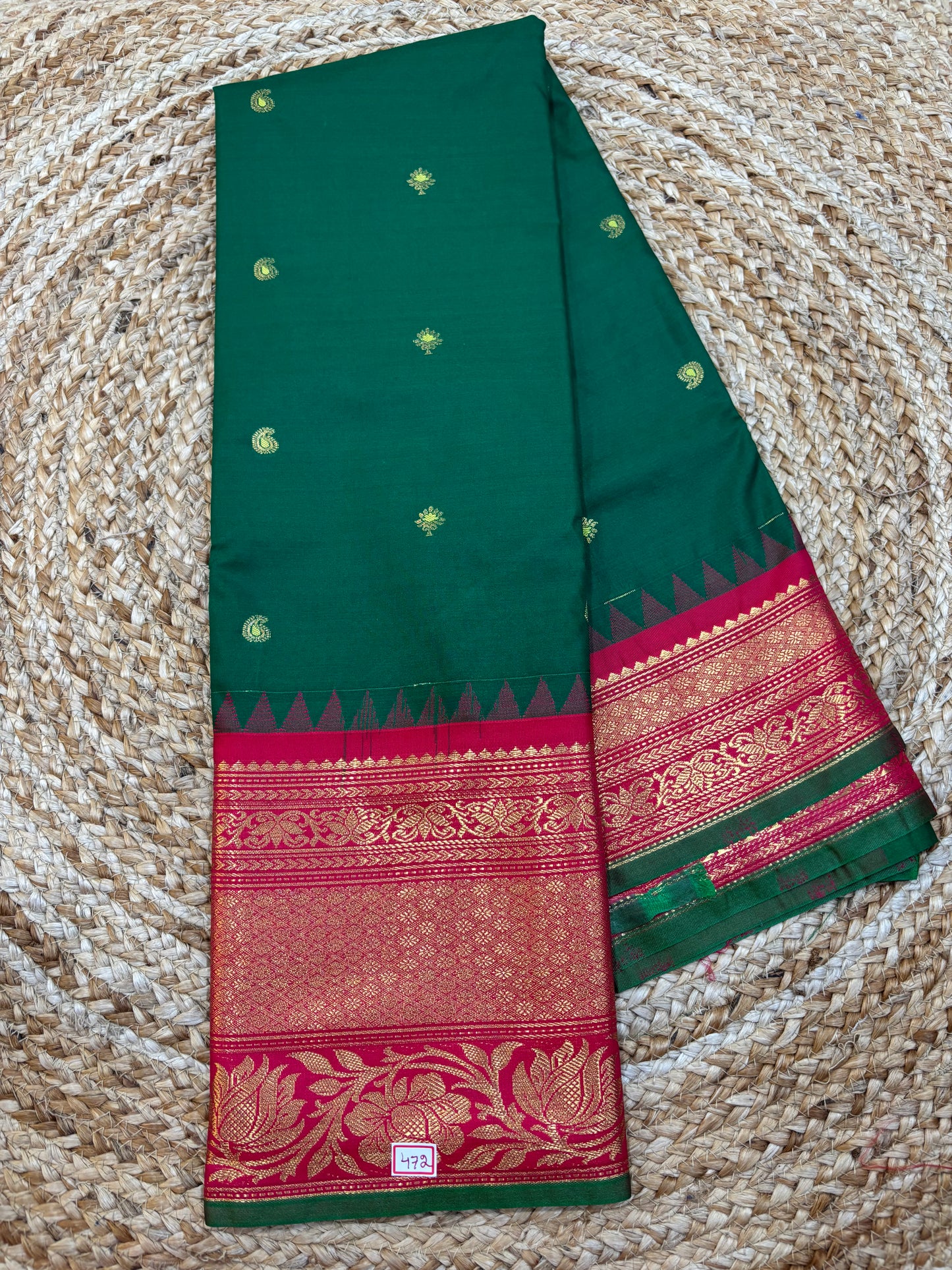 Semi Gadwal Silk Saree