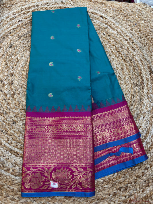 Semi Gadwal Silk Saree