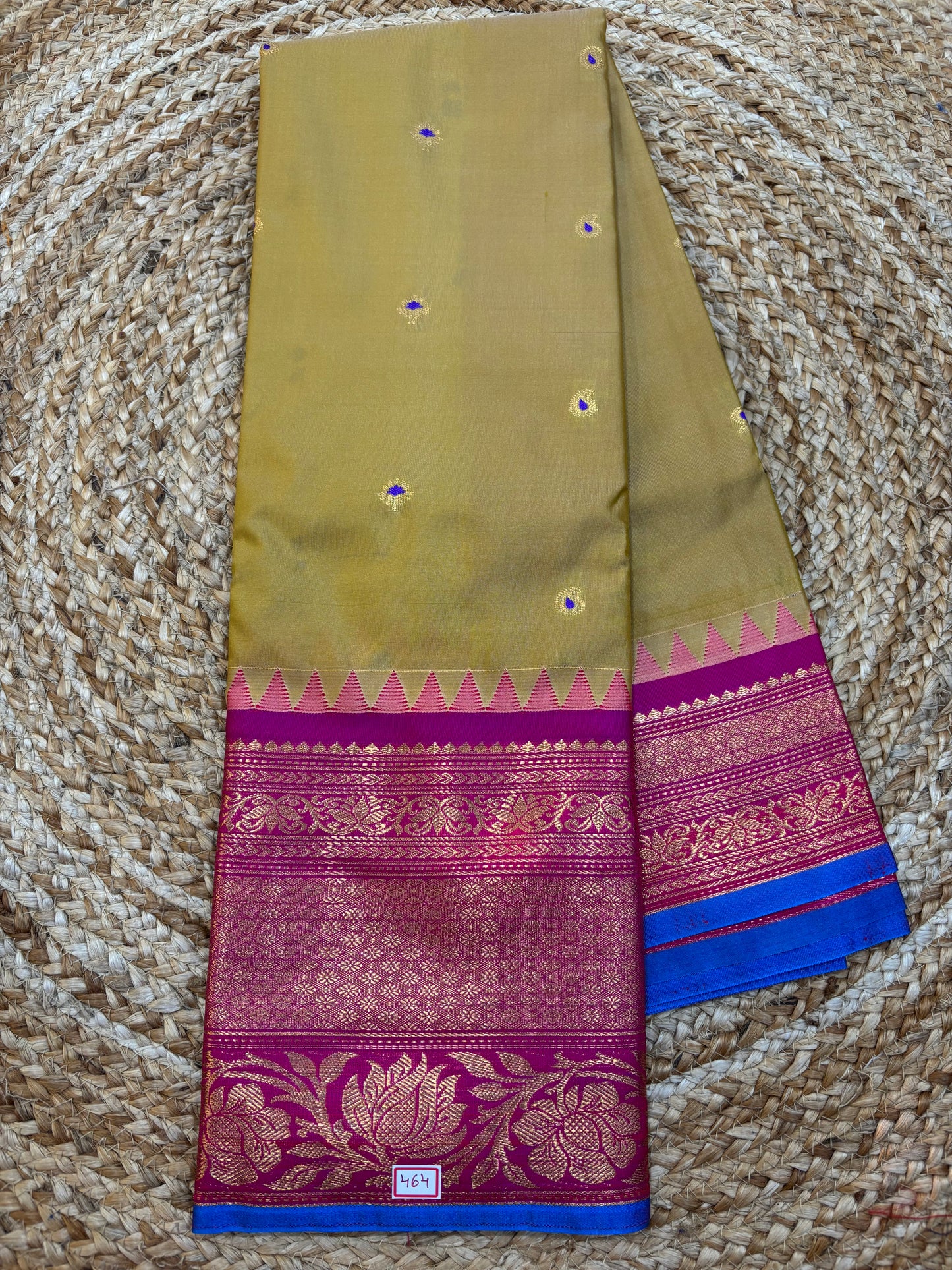 Semi Gadwal Silk Saree