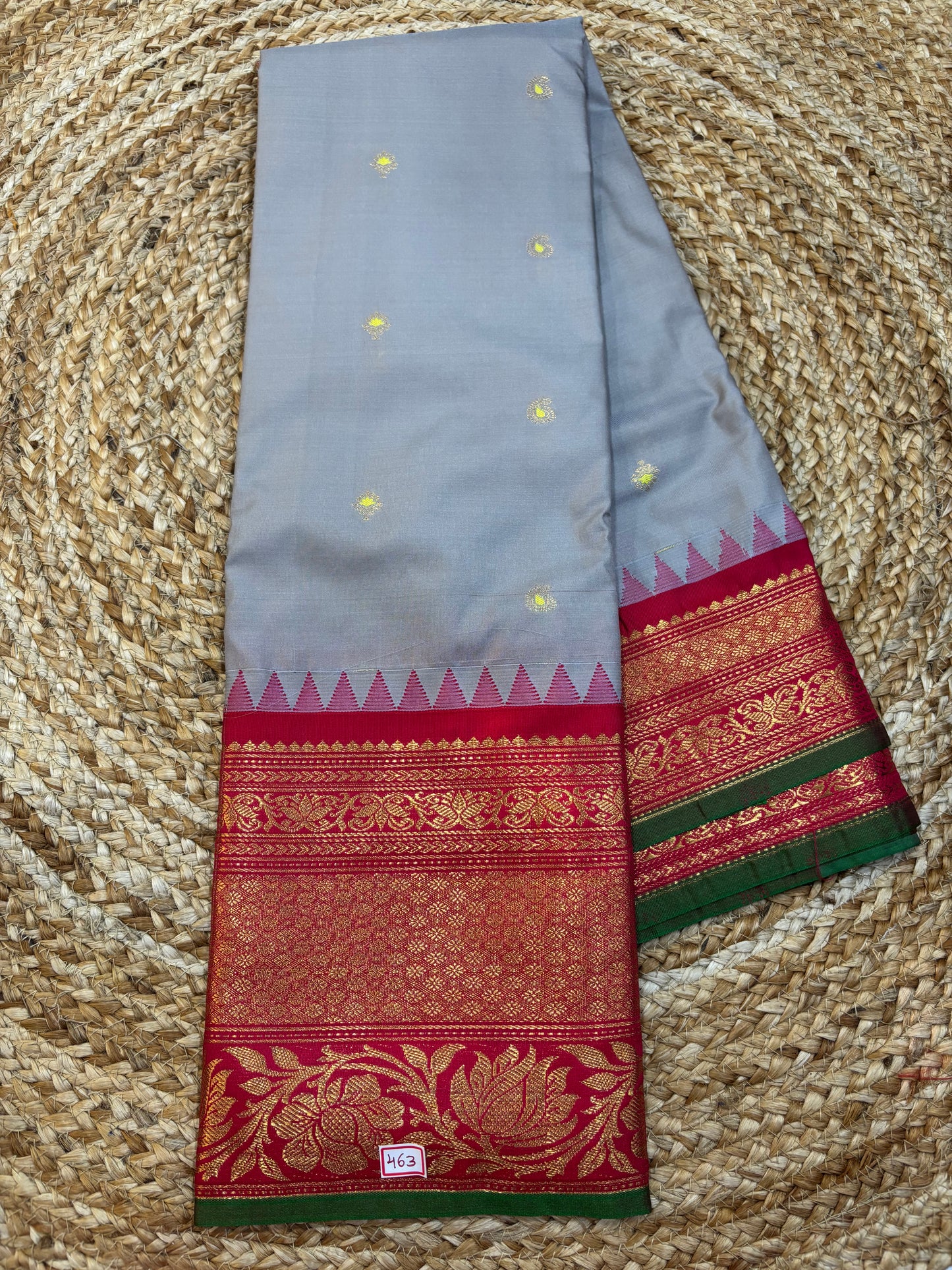 Semi Gadwal Silk Saree