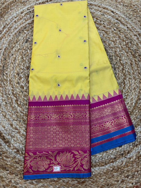 Semi Gadwal Silk Saree