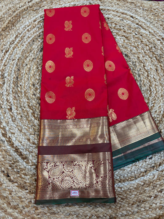 Semi Kanchi Butta Sarees
