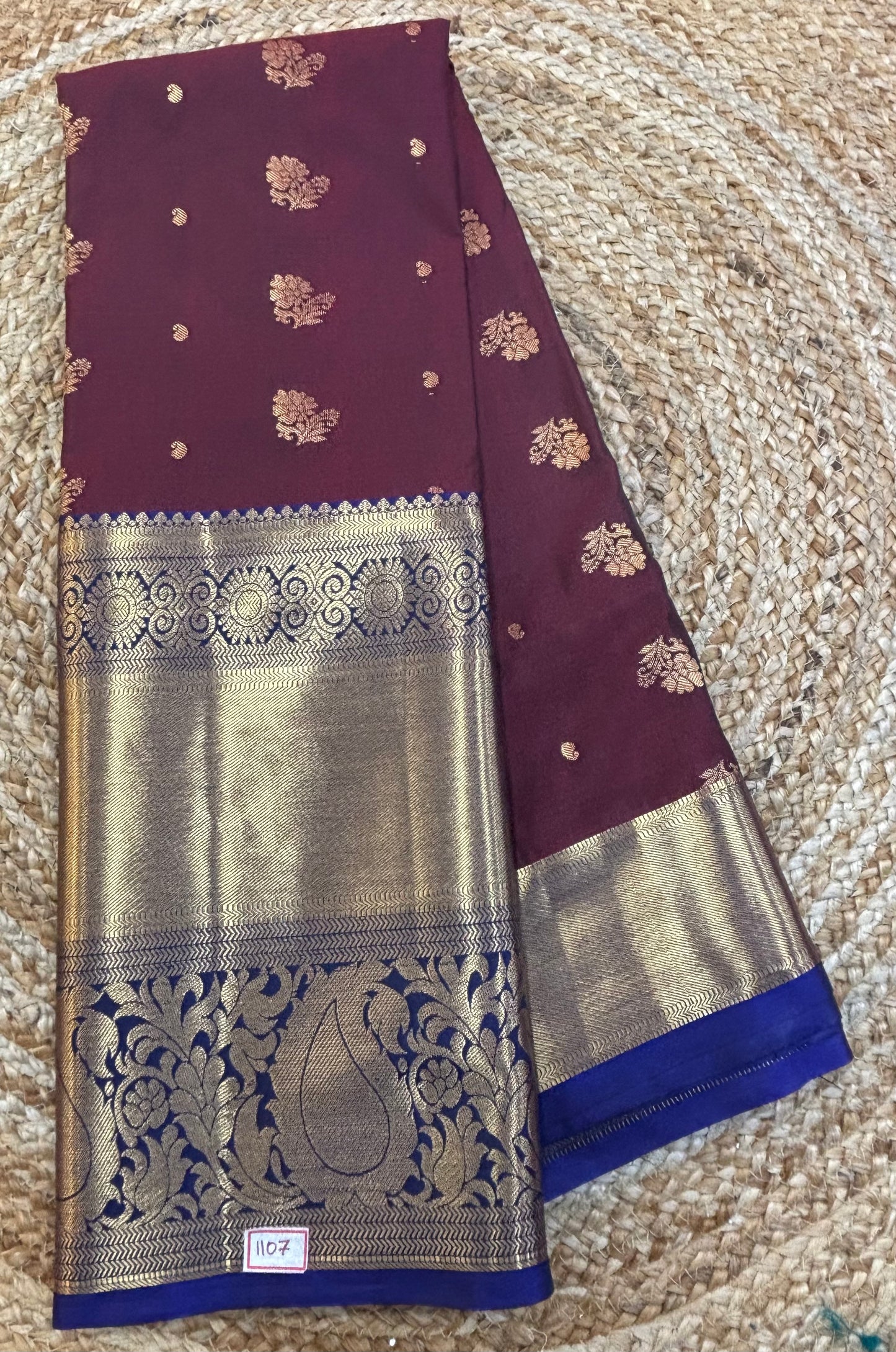 Semi Kanchi Butta Sarees