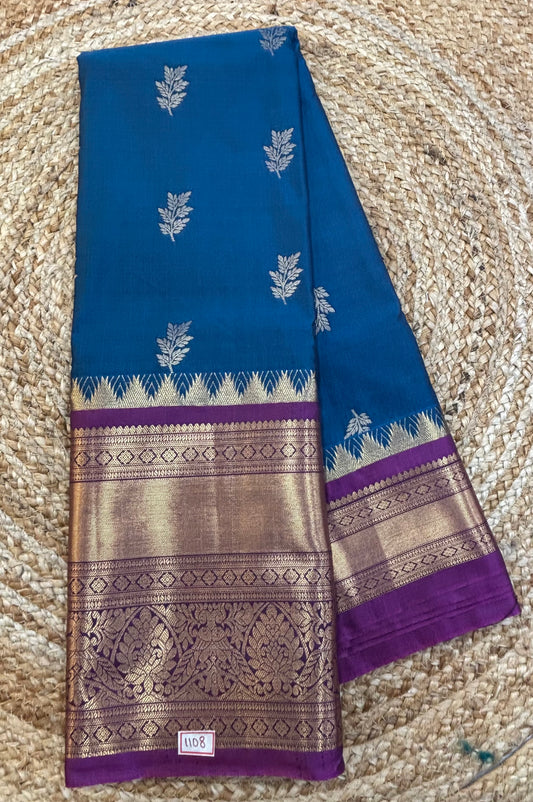 Semi Kanchi Butta Sarees