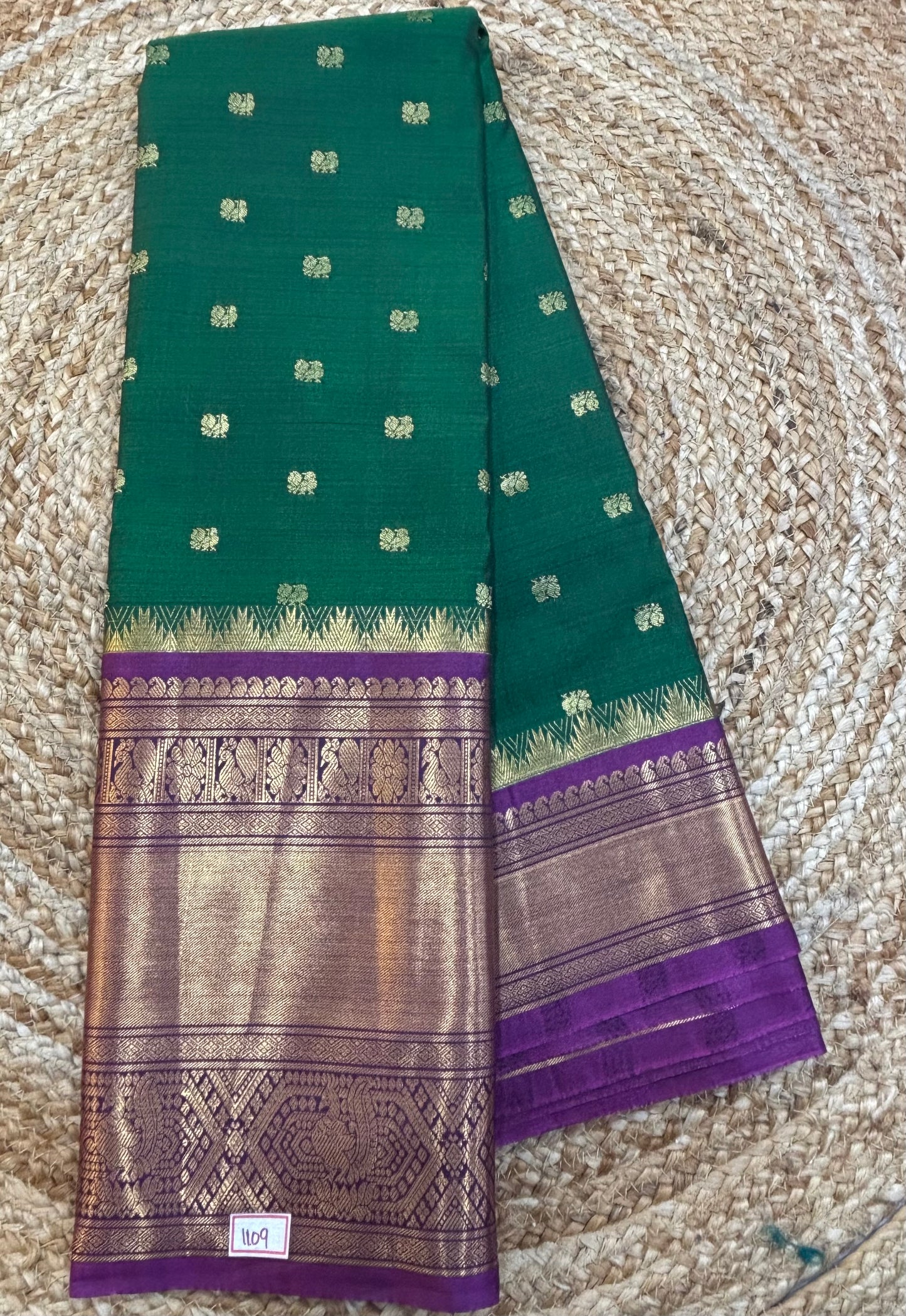 Semi Kanchi Butta Sarees