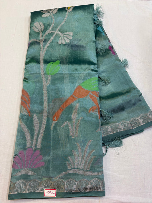 Paper Silk Jamdani sarees