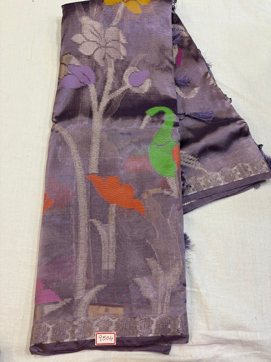 Paper Silk Jamdani sarees