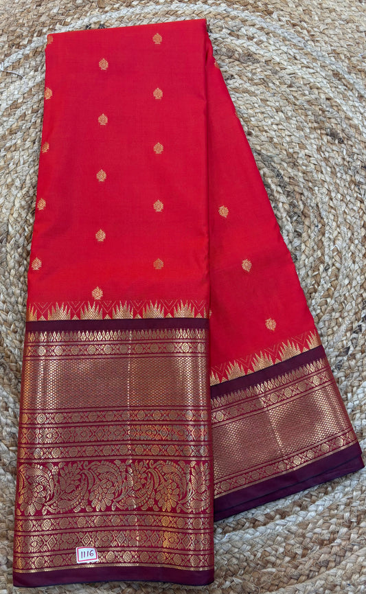 Semi Kanchi Butta Sarees