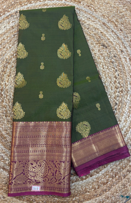 Semi Kanchi Butta Sarees
