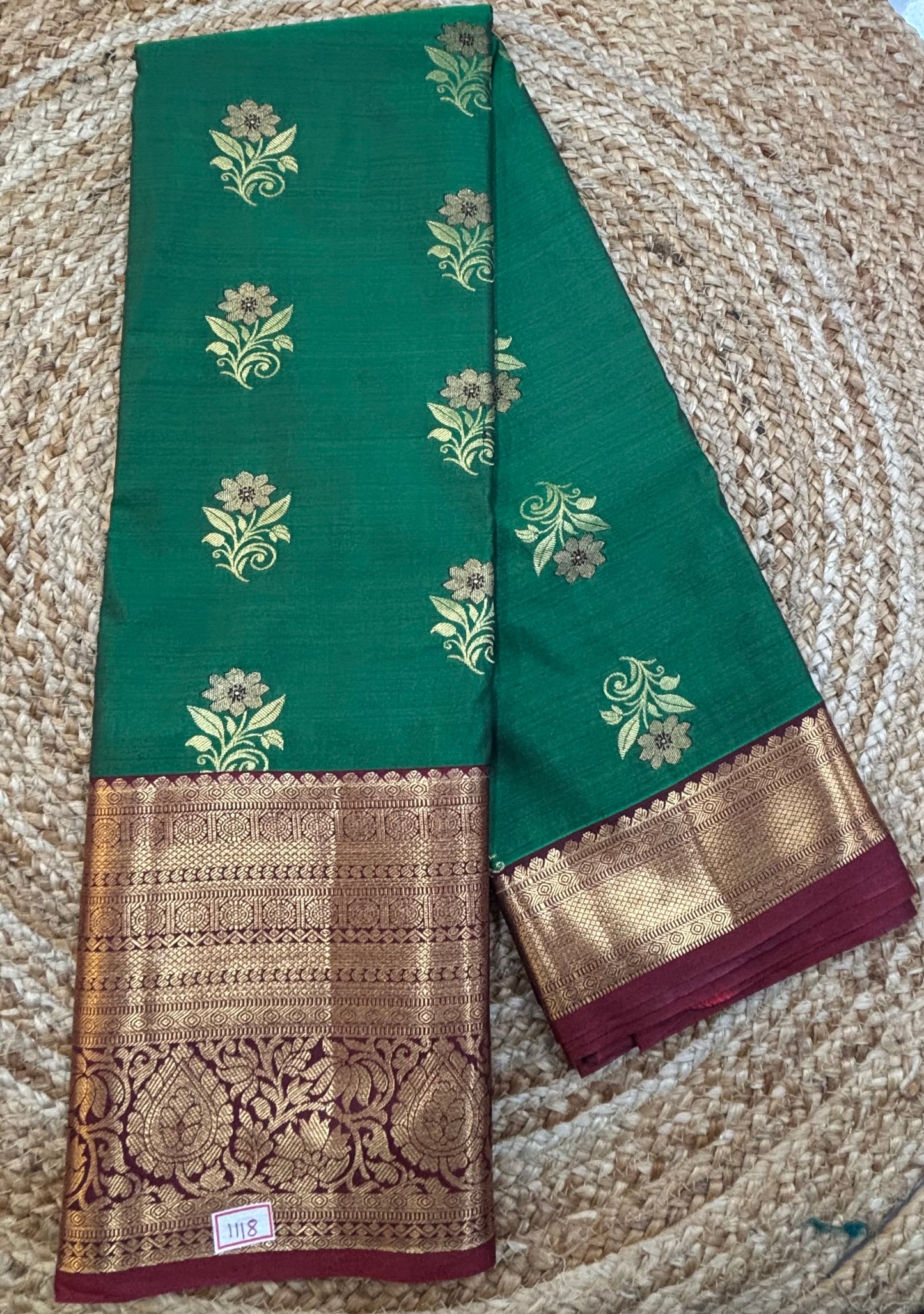 Semi Kanchi Butta Sarees