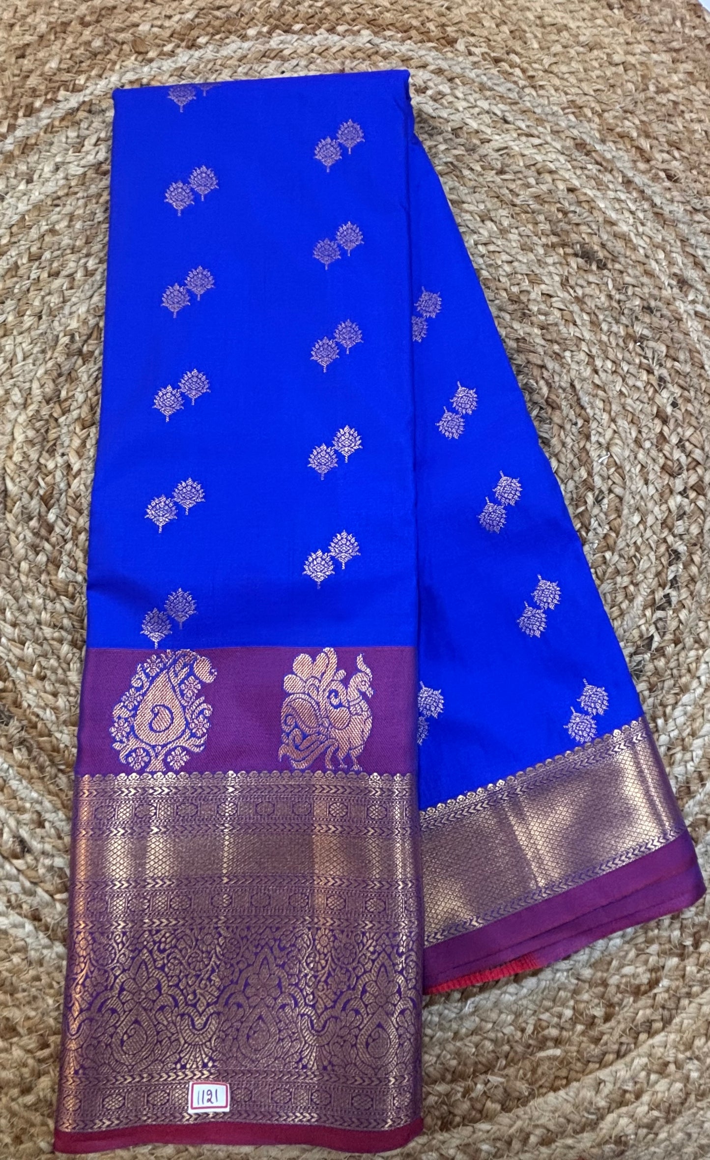 Semi Kanchi Butta Sarees