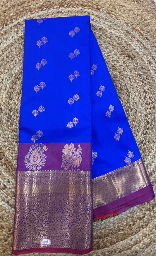 Semi Kanchi Butta Sarees