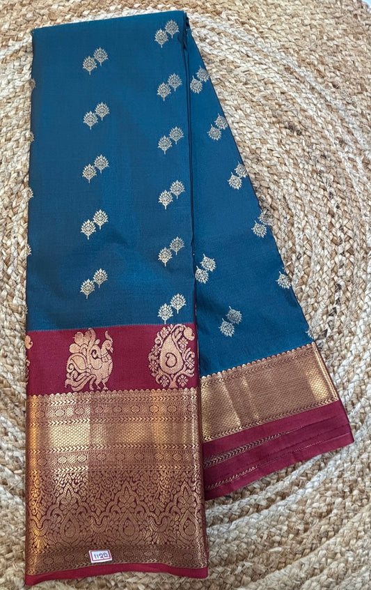 Semi Kanchi Butta Sarees