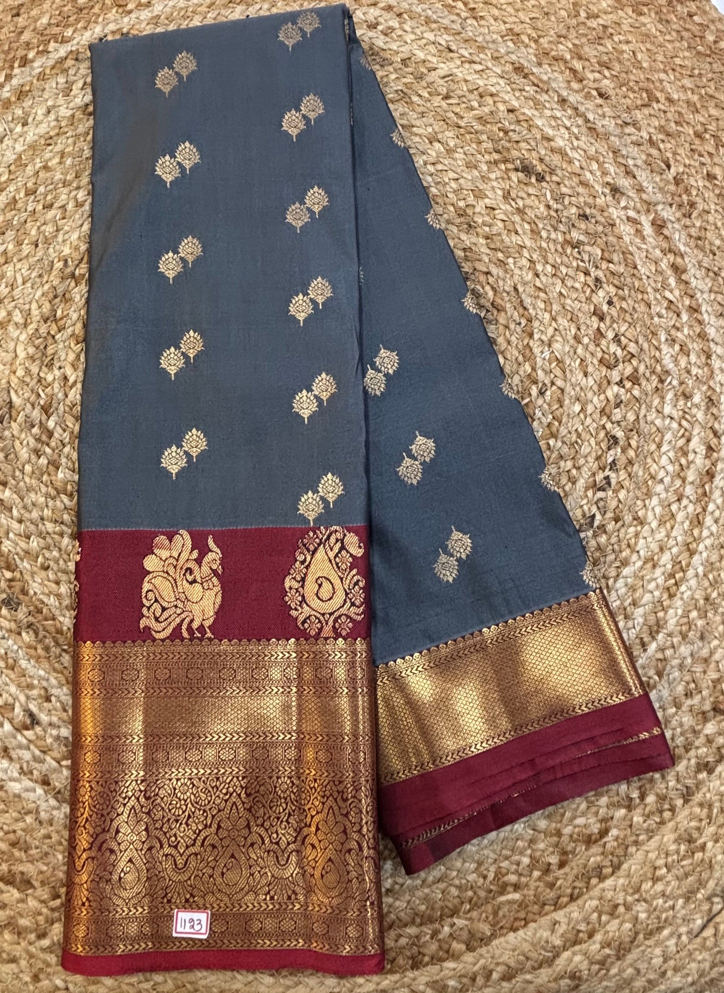 Semi Kanchi Butta Sarees