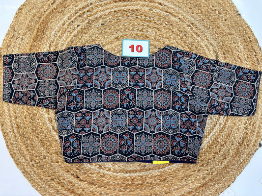 High Neck ReadyMade Blouse