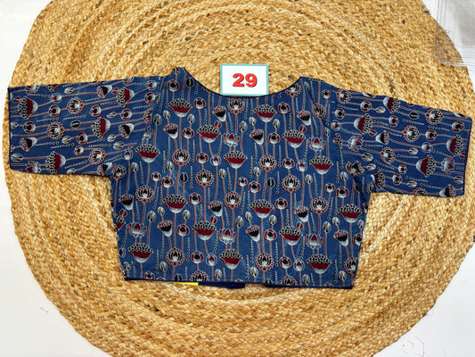 High Neck ReadyMade Blouse