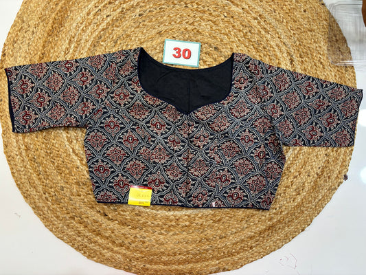 High Neck ReadyMade Blouse