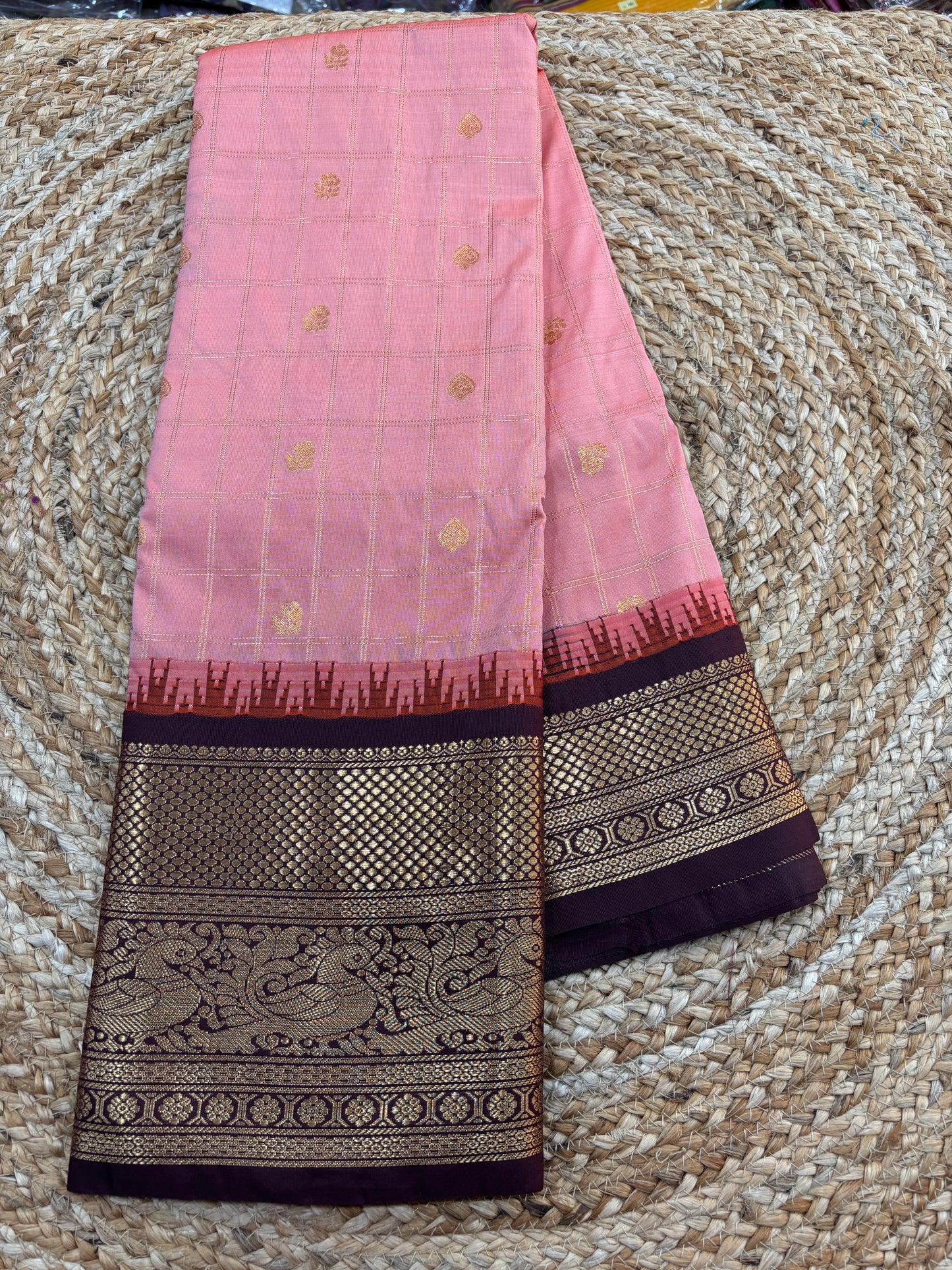 Semi Gadwal Silk Saree