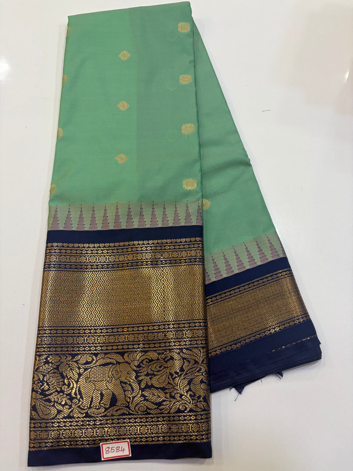 Semi Gadwal Silk Sarees Big Border