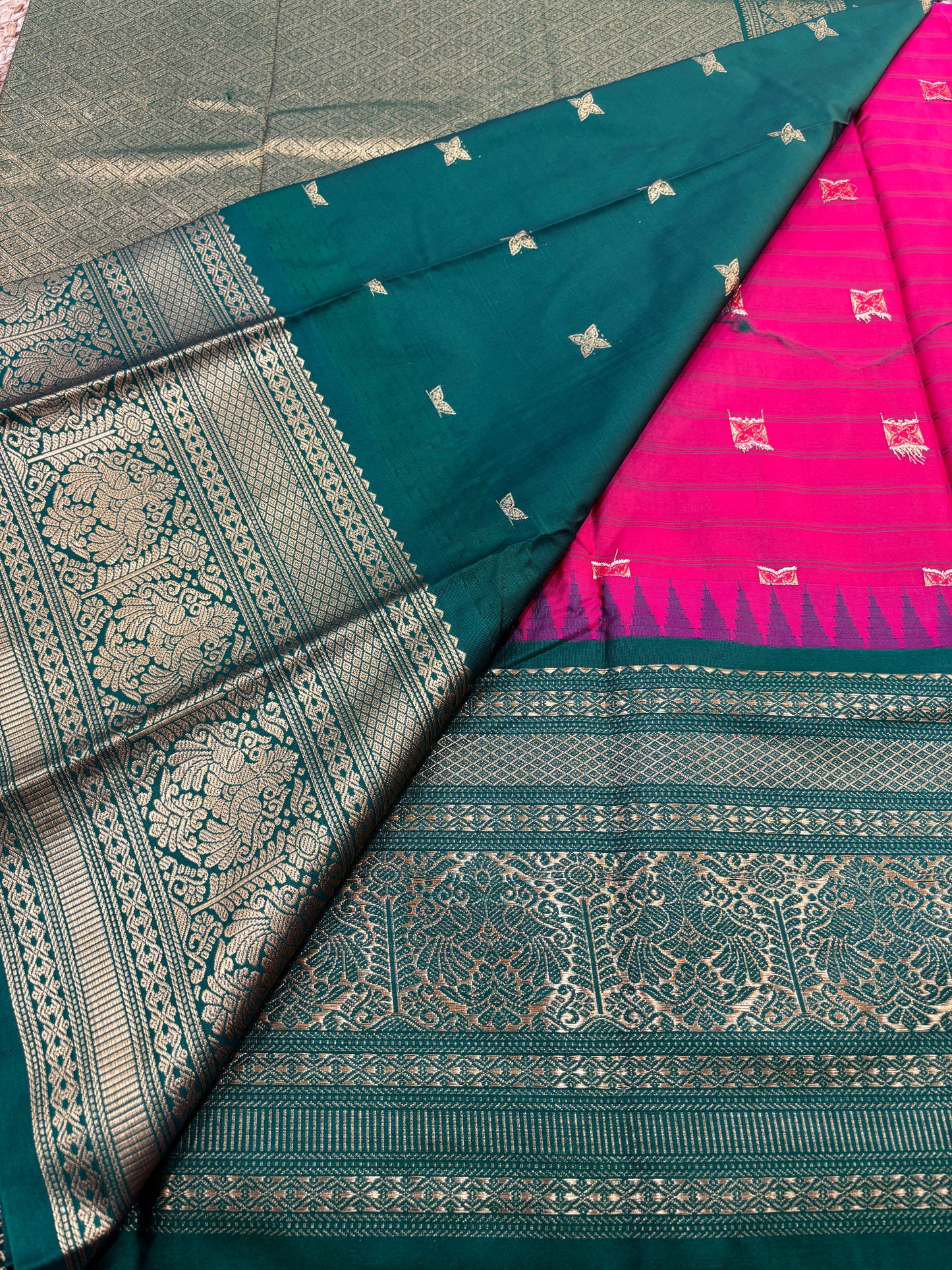 Semi Gadwal Silk Saree