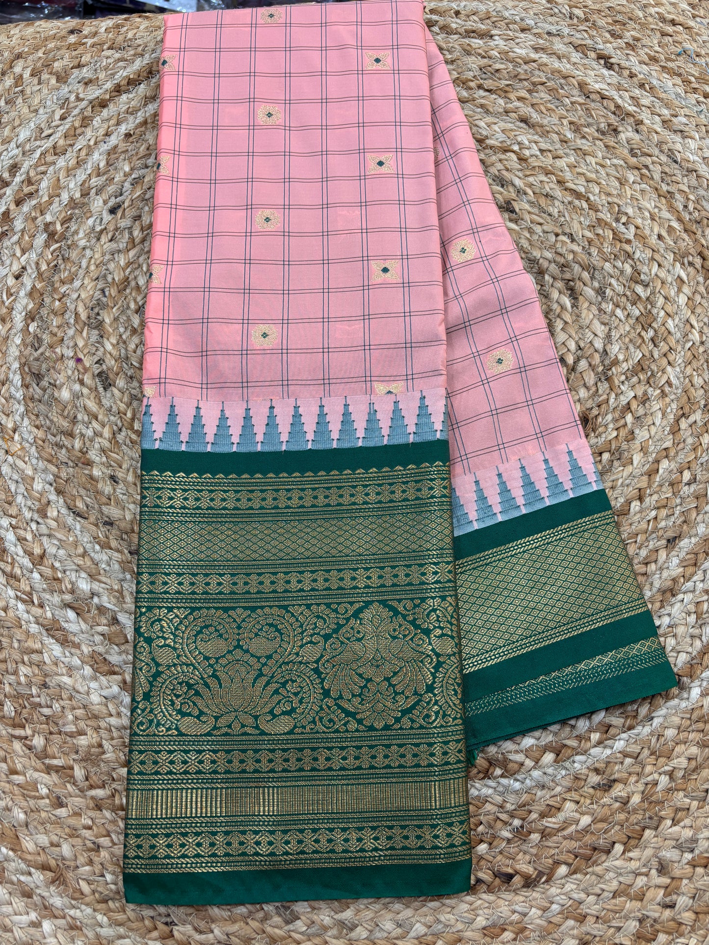 Semi Gadwal Silk Saree