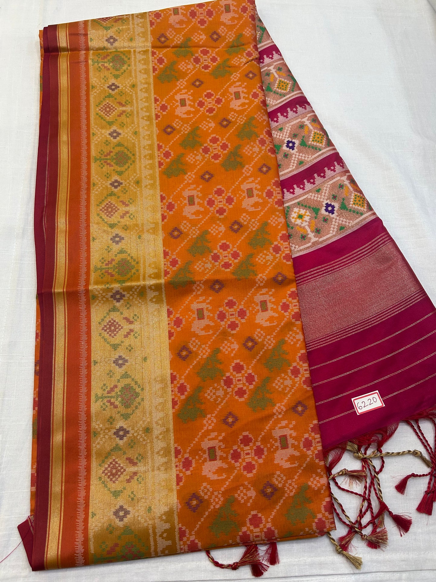 Tussar Patola Saree