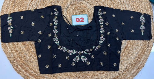 Raw Silk Maggam work blouses