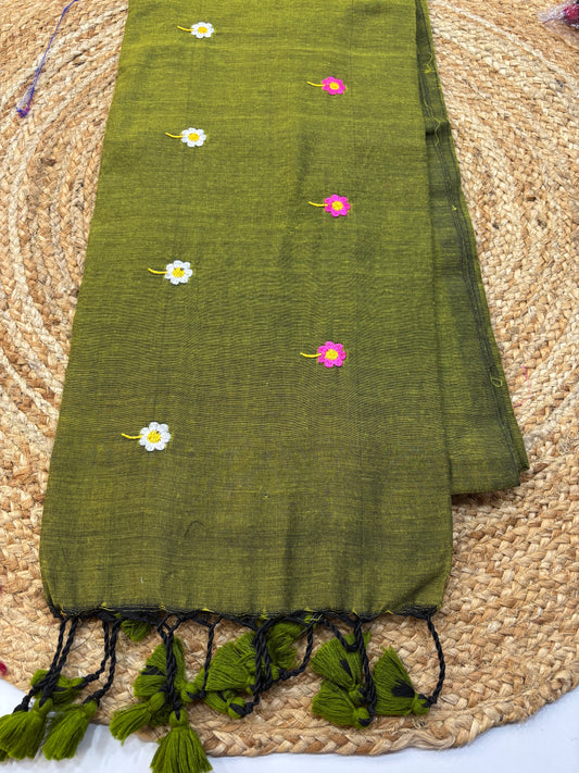 Khadi cotton Embroidery