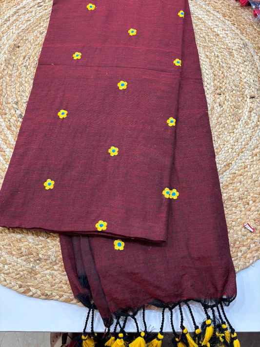 Khadi cotton Embroidery