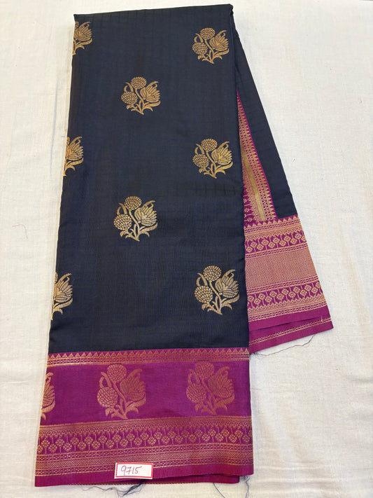 Kashika Pattu - Checks with Gap Border