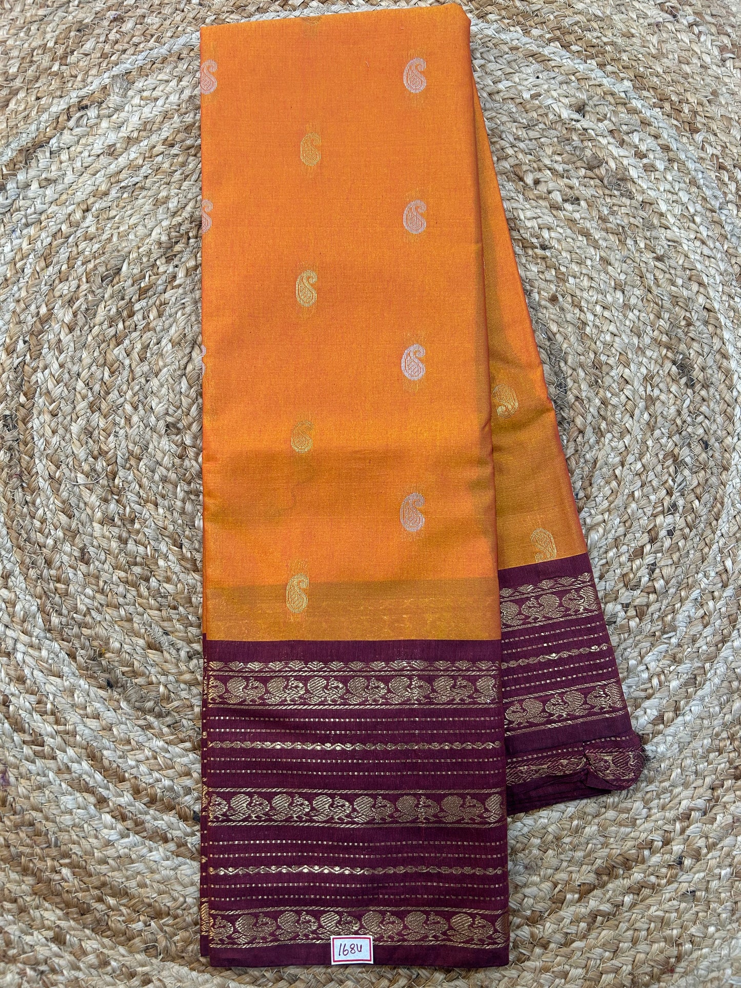 Semi Gadwal Vintage style saree