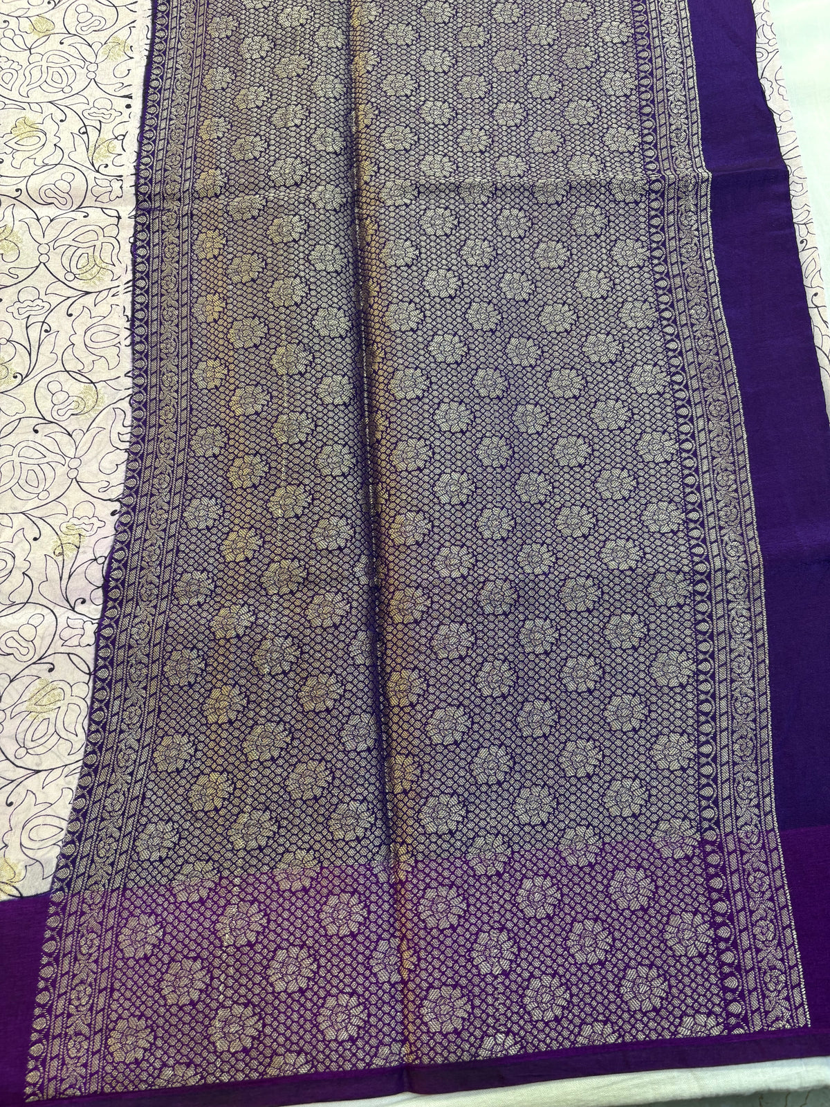 HO Pen kalamkari Saree