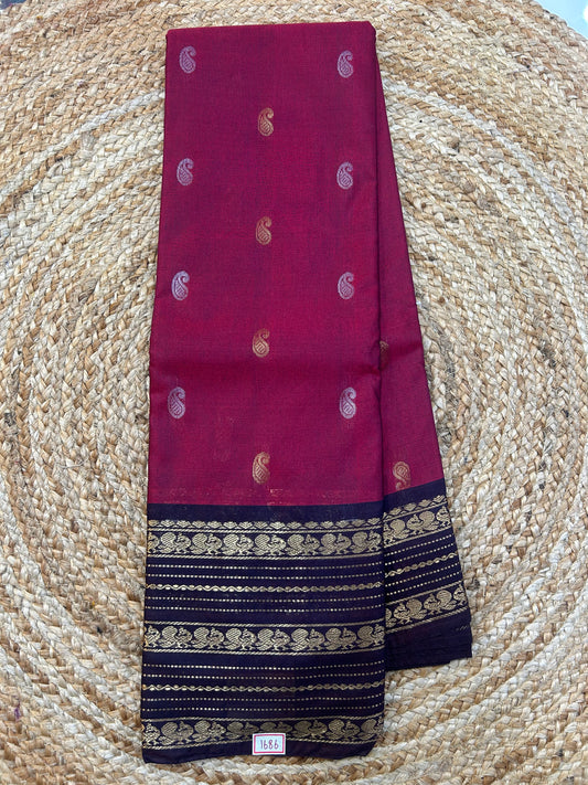 Semi Gadwal Vintage style saree