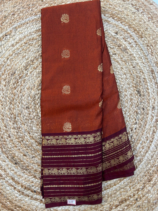 Semi Gadwal Vintage style saree