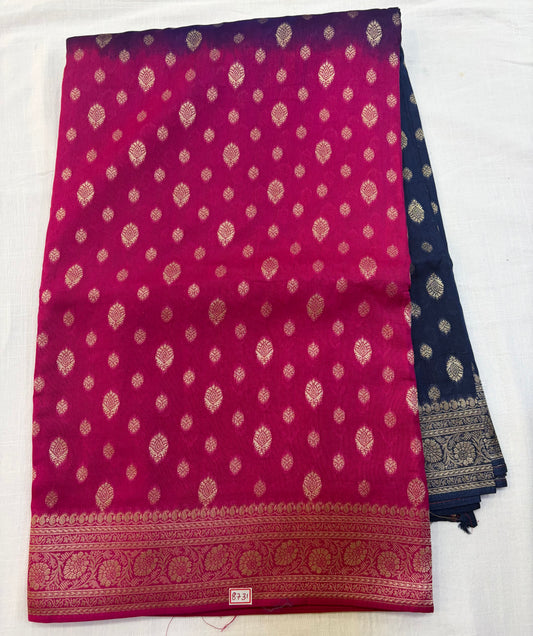 Russian Crepe All over design Saree