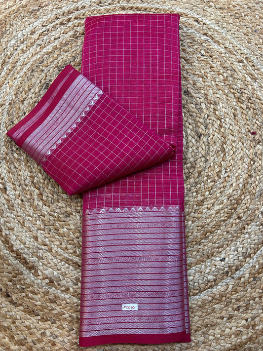 Mangalgiri Checks Saree