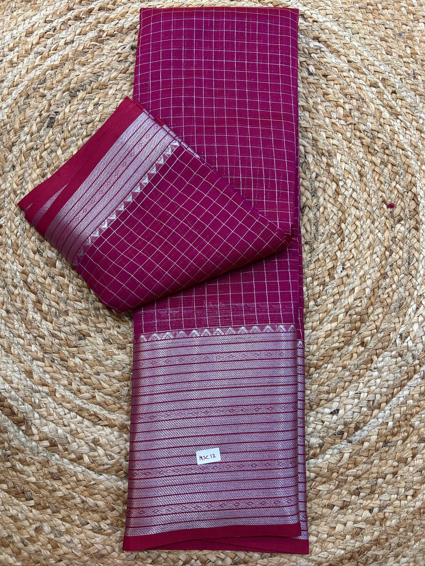 Mangalgiri Checks Saree