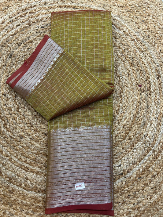Mangalgiri Checks Saree