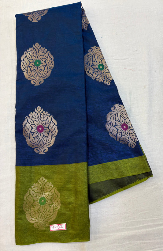 Semi Uppada Saree - Borderless Design