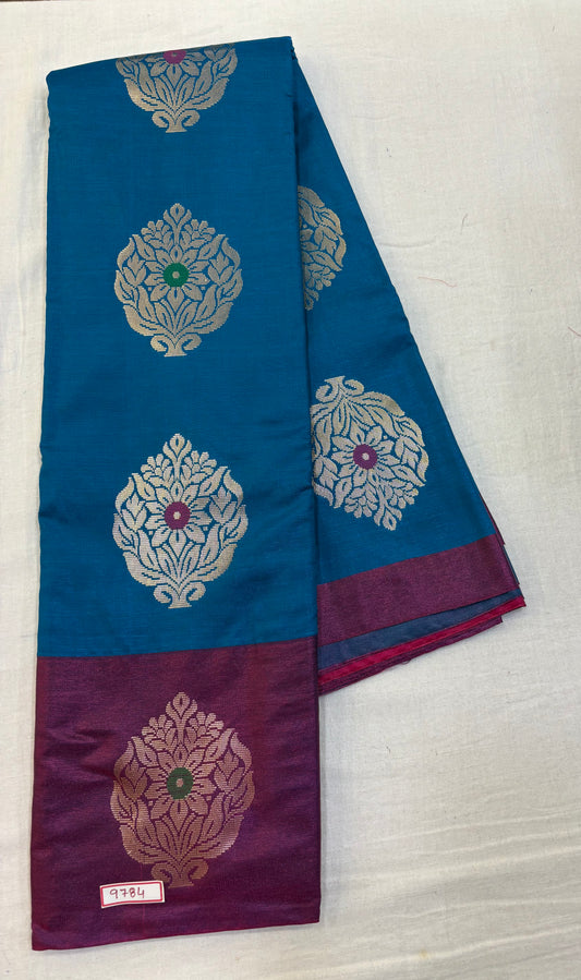 Semi Uppada Saree - Borderless Design