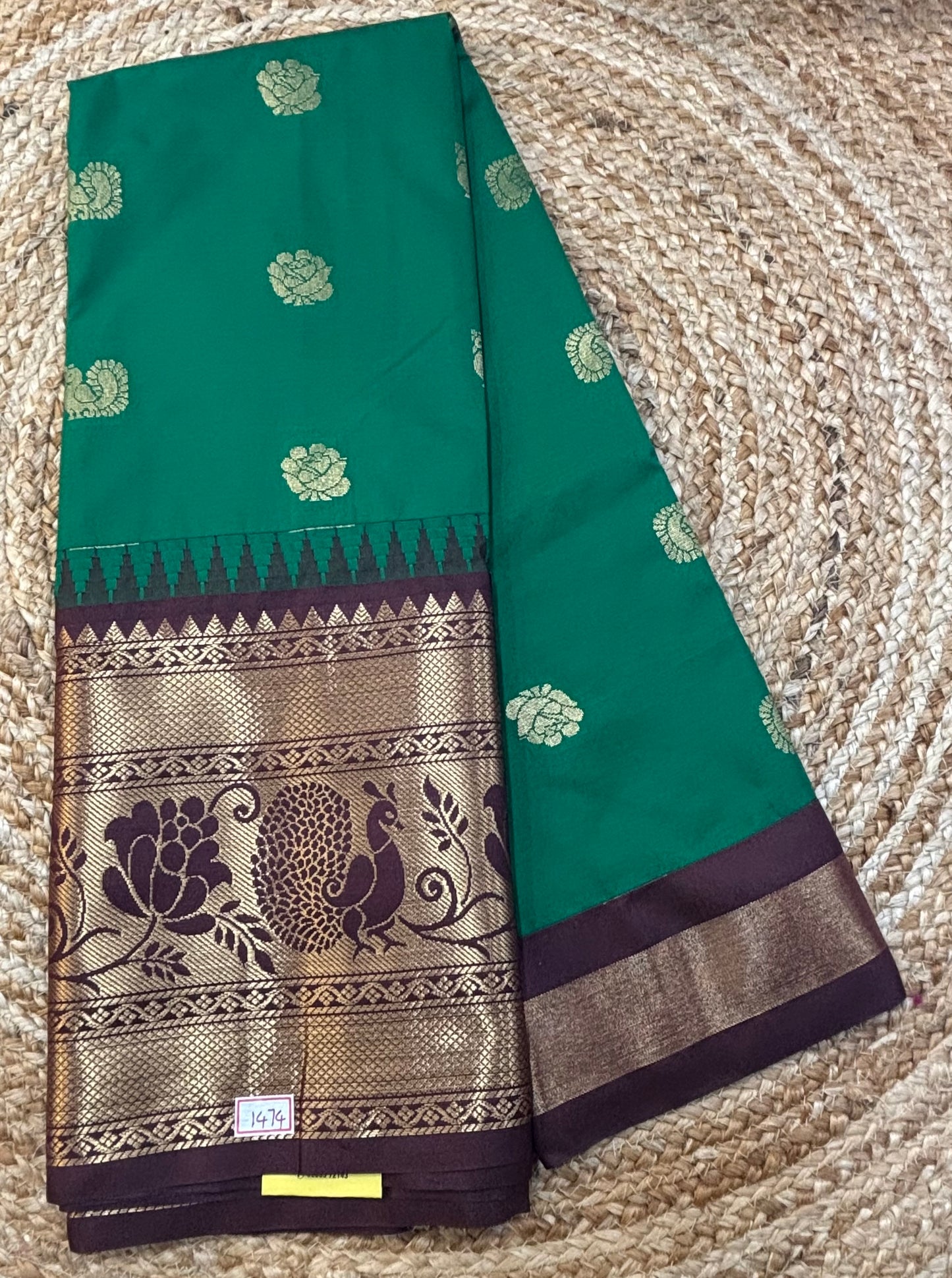 Semi Gadwal Silk Saree