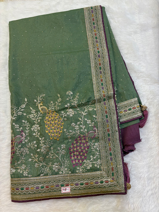 Embroidery Saree