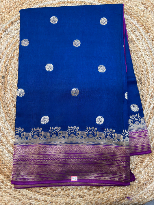 Russian  Crepe saree