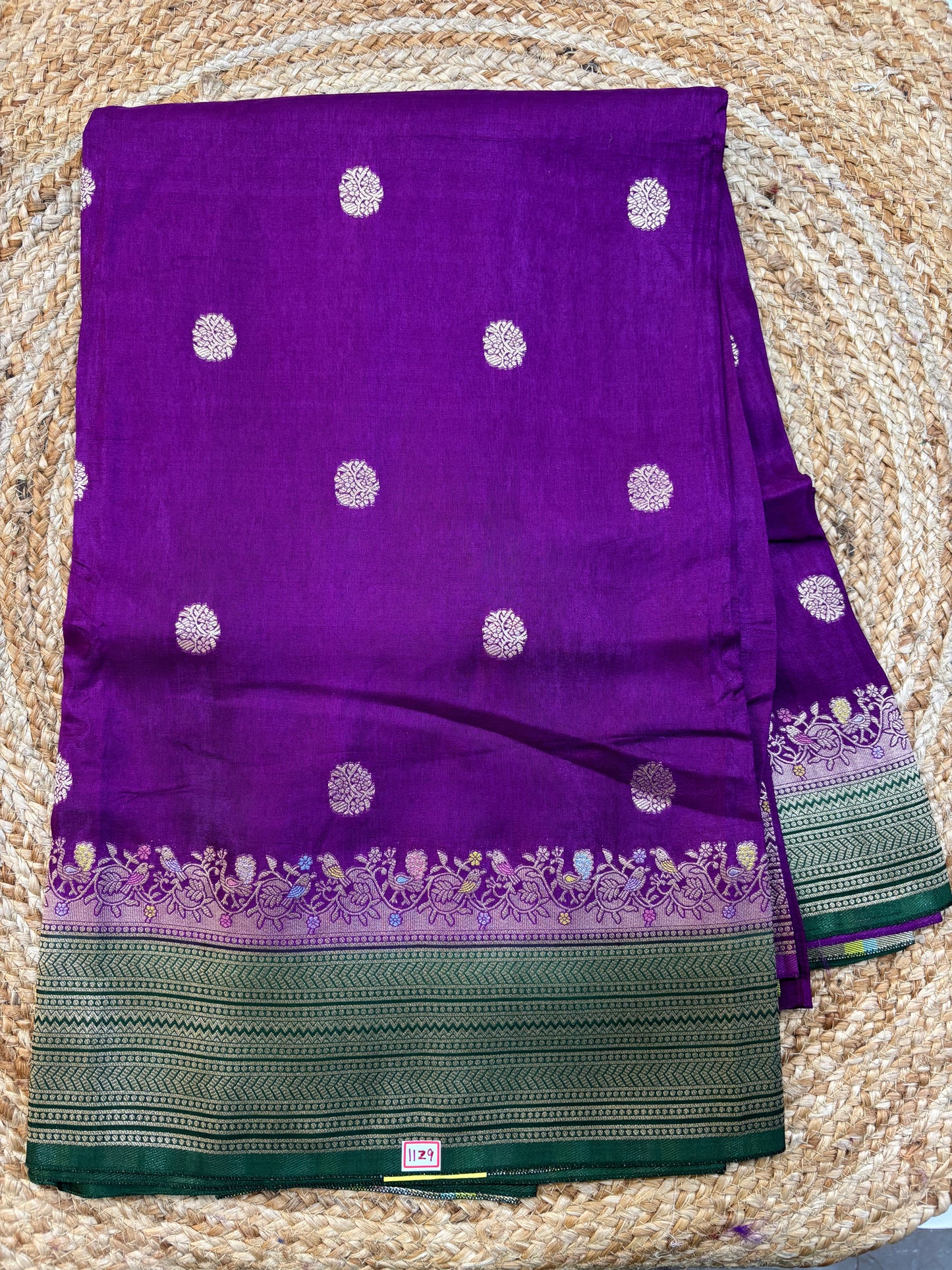 Russian  Crepe saree